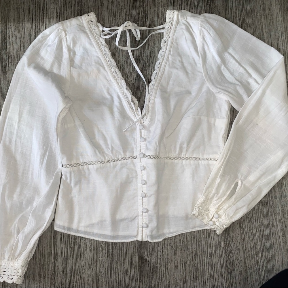 Abercrombie & Fitch Long Sleeve Blouse